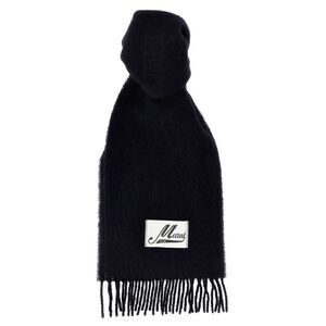 Marni Men Logo Patch Scarf